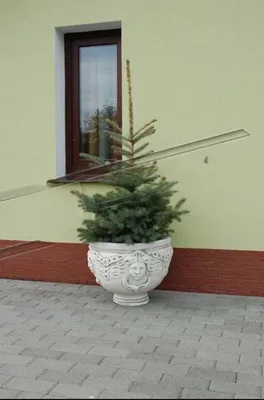 Produktbild von Blumenkübel Pflanz Kübel Dekoration Figur Blumentöpfe Garten Vasen 197