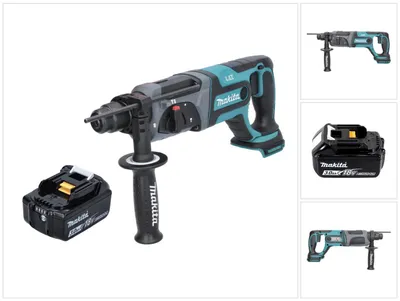 Produktbild von Makita DHR 241 F1 Akku Bohrhammer 18 V 2,0 J SDS plus + 1x Akku 3,0 Ah - ohne Ladegerät