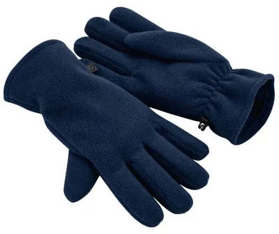 Produktbild von Beechfield - Handschuhe, Fleece recyceltes Material FK1110 (L - XL) (Dunkelblau)