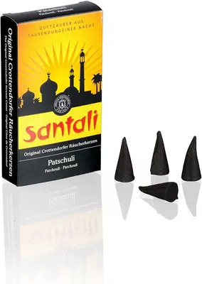 Produktbild von Crottendorfer Räucherkerzen - Santali Patschuli von Crottendorfer