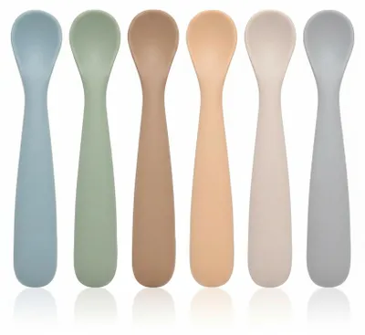 Immagine prodotto di JL Cuisine - Cucchiaio per neonati - Silicone - Senza BPA, Immagine generata dall'IA