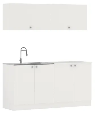 Produktbild von Küchenzeile haaus Alegra, Weiß, B 160 cm