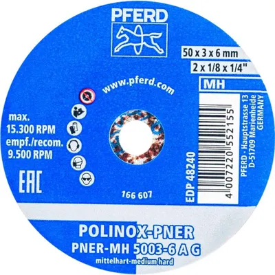 Produktbild von PFERD POLINOX wheels PNER, 10 Stück(e)