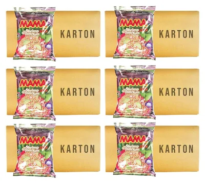 Produktbild von Mama Instantnudeln Tom Yum Shrimp Flavor 180x60g