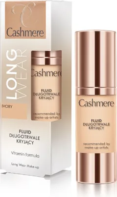 Produktbild von Dax Cosmetics Cashmere Long Wear Fluid kryjący do twarzy Ivory