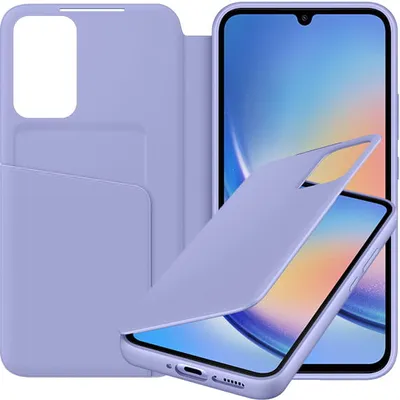 Produktbild von Samsung EF-ZA346, Geldbörsenhülle, Samsung, Galaxy A34, 16,8 cm (6.6"), Heidelbeere