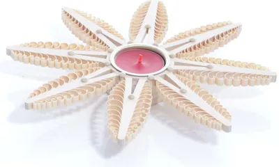 Obrázek produktu pro Dekorace na vánoční stromeček Spanstern svícen na čajovou svíčku ø 21,5 cm / výška cca 3 cm NOVINKA
