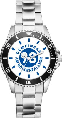 Produktbild von KIESENBERG Herrenuhr Armbanduhr Darmstadt Geschenk Fan Artikel Zubehör Fanartikel Analog Quartz Uhr 20230017