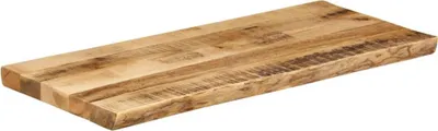 Produktbild von vidaXL Tischplatte mit Baumkante 100x40x2,5 cm Raues Mango Massivholz