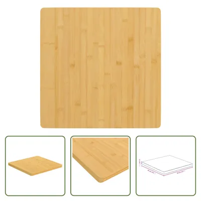 Produktbild von The Living Store Tischplatte 60x60x2,5 cm Bambus
