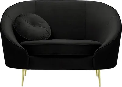 Image de Fauteuil Kooper-Velluto 20-Standard piping-gold metal