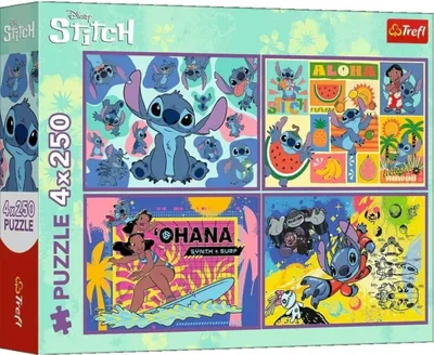 Image de Puzzle TREFL 4x250 Point Extraordinaire 13311