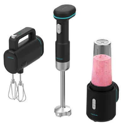 Produktbild von Cecotec BlendGo Pack, Schwarz, 180 W, 13000 RPM