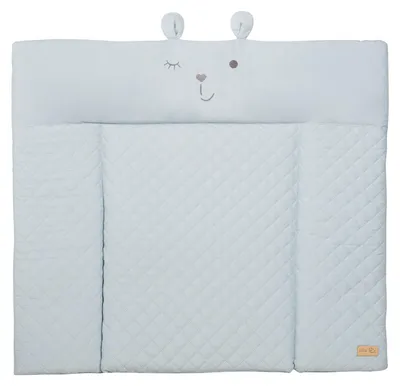 Produktbild von roba Wickelauflage soft 'roba style', 85x75 cm, abwischbar, mit Bärengesicht 'Benny'