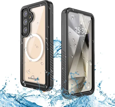Image de Étui de protection étanche pour tout le corps, compatible MagSafe, pour Samsung Galaxy S25 Plus 5G, noir