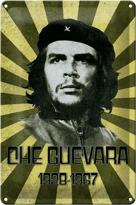 Produktbild von Blechschild Retro 20x30cm Che Guevara 1928-1967 Kuba