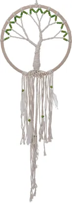 Produktbild von Traumfänger `Tree of Life` in 2 Größen - Grün, Weiß, Größe: Groß (32*32*0,5 cm)