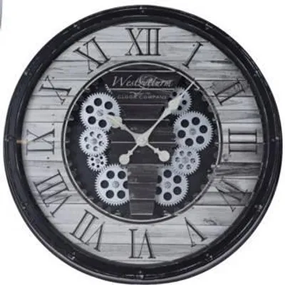 Produktbild von Wanduhr im industriellen Stil, Ø 50 cm