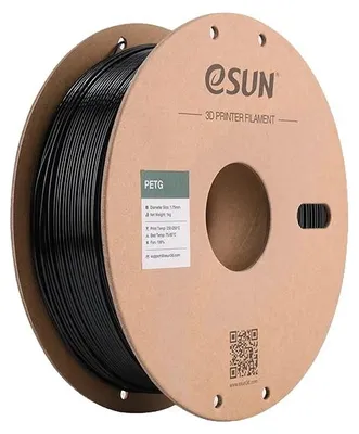 Image de Filament pour imprimante 3D, matériau PETG, excellente résistance, noir