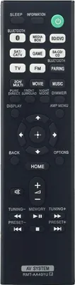 Produktbild von Ersatz Fernbedienung für Sony RMT-AA401U - STR-DH590 - STR-DH790