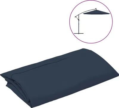 Produktbild von vidaXL Ersatzbezug für Ampelschirm Blau 350 cm