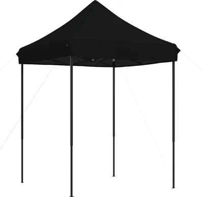 Obrázek produktu pro Party Stan Černý 200 x 200 x 306 cm Oxford látka