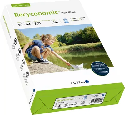 Produktbild von Schneidersöhne Recyconomic Pure, Matte, 80 g/m², 500 Blätter