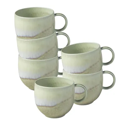 Produktbild von like. by Villeroy & Boch Perlemor Alga Henkelbecher 290 ml 6er Set