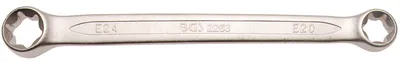 Image de BGS Clé polygonale double avec têtes annulaires profil E SW E20 x E24 - 2263