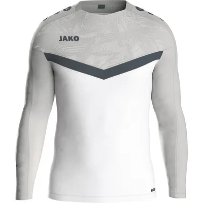 Produktbild von Jako Sweat Iconic Kinder weiß hellgrau grau Gr 152