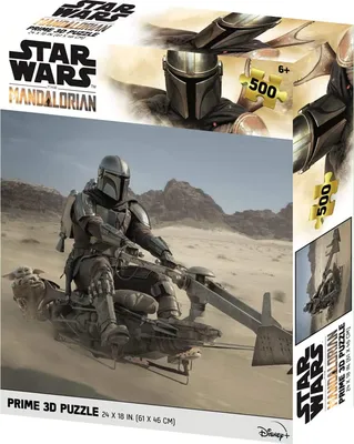 Produktbild von Der Mandalorian Speeder Lenticular Puzzle 500 Teile