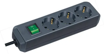 Image de Brennenstuhl Steckdosenleiste ECO-Line   3x 5m schwarz