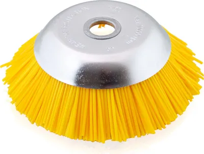 Produktbild von Bituxx Nylon Unkrautbürste Topfbürste Wildkrautbürste Mähkopf Motorsensen Freischneider Rasentrimmer ⌀200 mm MS-18140
