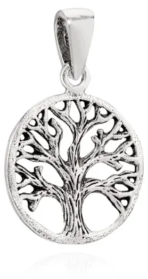 Obrázek produktu pro Přívěsek "Lebensbaum" (Strom života), stříbro 925, amulet, 14 mm