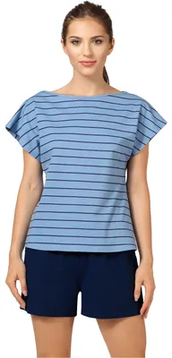 Image de Pyjama pour femme Bellivalini BLV50-174 (Bleu marine, M)