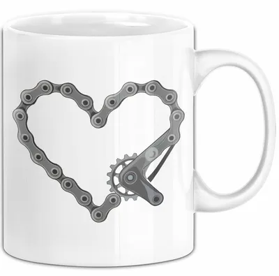 Produktbild von Radfahrer Tasse Geschenkidee für Fahrradfahrer (Weiß)