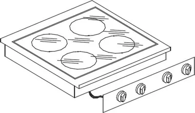 Immagine prodotto di Piano cottura in vetroVetroceramica a 4 zone