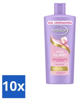 Obrázok produktu pre 10 ks šampónu Andrélon Extra Glans – 685 ml – výhodný balík – 10 kusov