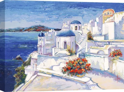 Immagine prodotto di Quadro su tela - Luigi Florio, Mykonos - 80x60 cm