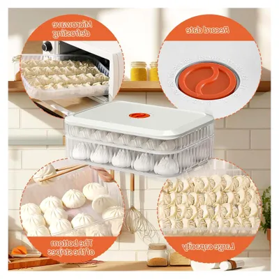 Produktbild von Pizzateigbehälter mit Deckel, 32×24×12,5 cm, Gärbox für die Küche
