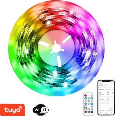 Produktbild von Immax NEO LITE Smarter digitaler LED-Streifen 5m, RGBIC, WiFi, TUYA, MUSIK