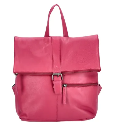Produktbild von The Skandinavian Brand Damen Leder Rucksack fuchsia : pink-82 Farbsortierung: pink-82