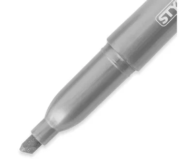 Zdjęcie produktu dla Marker permanentny Stylex 32811, srebrny, wodoodporny