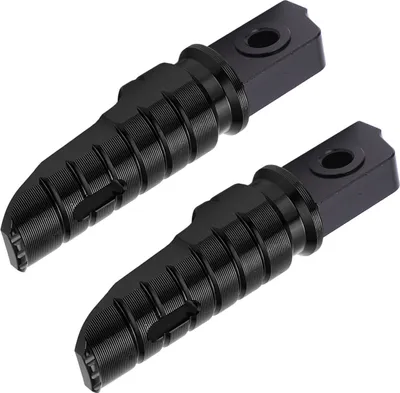 Obrázok produktu pre 2 ks stupačky na motorku T6063 z hliníkovej zliatiny, protišmykové, odolné proti korózii, vhodné pre Aprilia GPR125, APR150 (čierne)