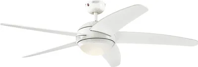 Immagine prodotto di Ventilatore da soffitto con luce LED e telecomando Bendan Bianco 132 cm