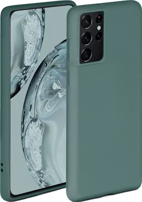 Produktbild von Soft-Case für Samsung Galaxy S21 Ultra, Farbe:Petrol