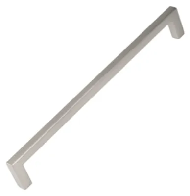 Obrázek produktu pro Sada 12 kusů matných nerezových úchytek na nábytek, rozteč otvorů 128 mm