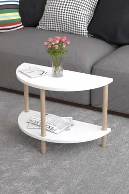 Produktbild von Skye Decor, Hochwertiger Nesting Tisch (3 Teile) - Saphir Eiche, 100% Melamin | 1001