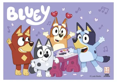 Produktbild von Dekora Bluey Essbarer Tortenaufleger 14,8 x 21 cm (A5)