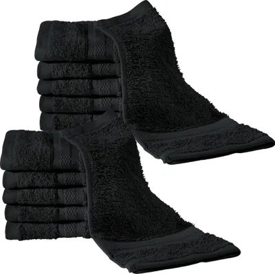 Produktbild von REDBEST Seiftuch Chicago" 12er-Pack schwarz 30x30 cm"